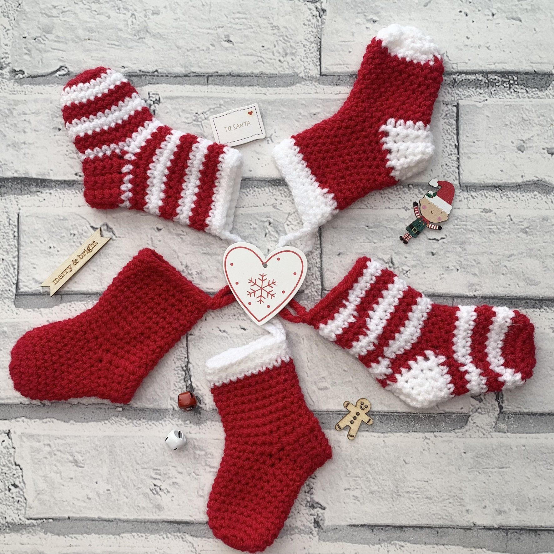 Crochet 2024 christmas stocking